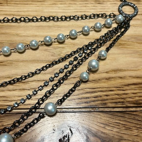 Women's New York and company me 6 strand statement necklace  New with tags - Picture 7 of 8